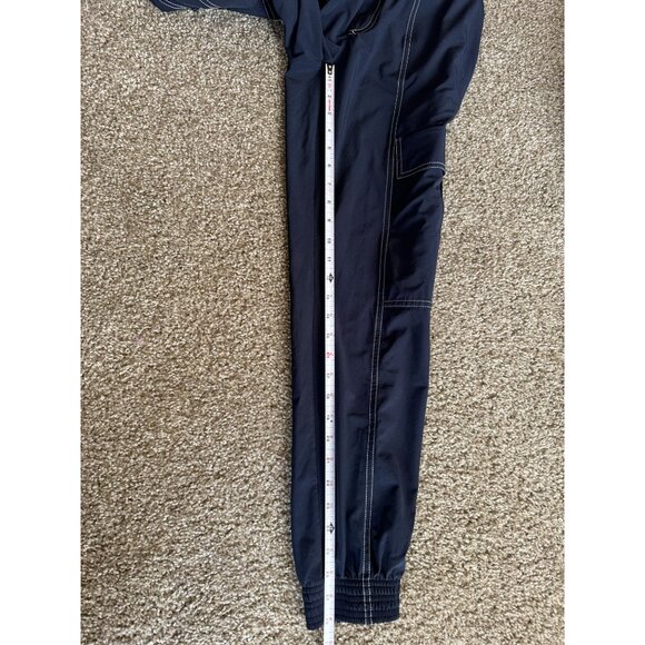 ATHLETA CHELSEA UTILITY JOGGER Sz‎ 2 Navy Stretch Cargo Zip Pocket Pull On Pants - Picture 9 of 10